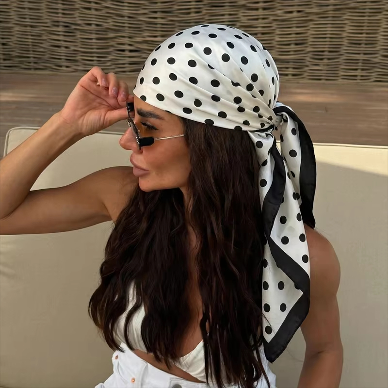 Women'S Fashion Headbands - Nouveau Foulard Hijab à Imprimé à