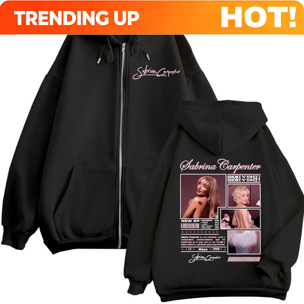 Women'S Fashion Zip Up Hoodies - Sweat à capuche zippé personnalisé Sabrina