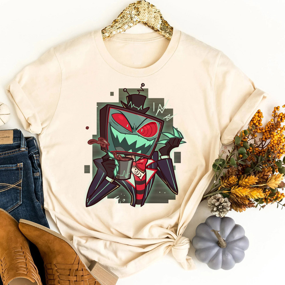 Women Fashion 80S - T-shirt Hazbin Hotel shoujo, mode coréenne,