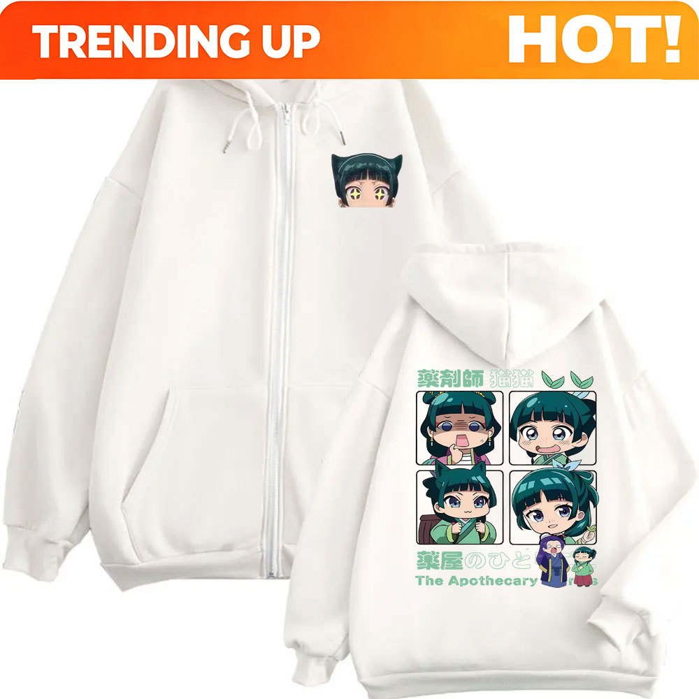 Hoodie Women Oversized - Sweat à capuche zippé personnalisé Anime