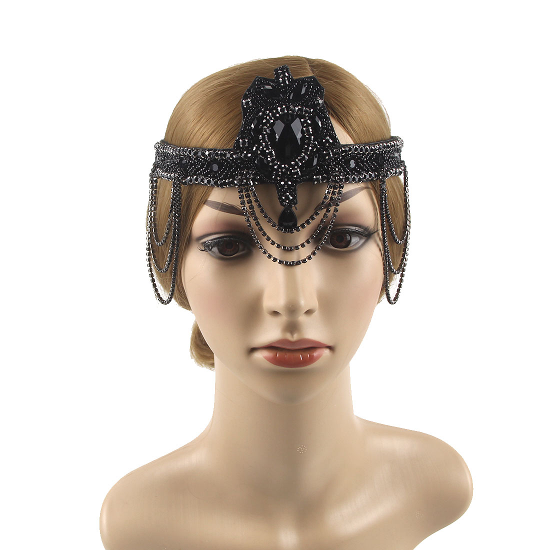 Women'S Fashion In The 1920S - Bandeau de sauna à plumes évasées