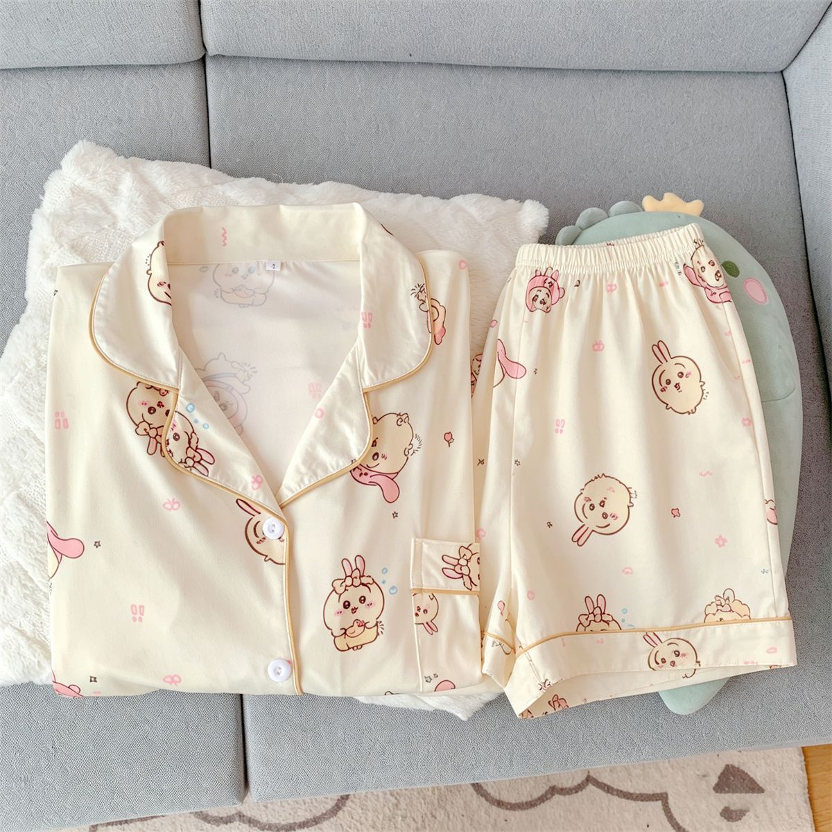 Women'S Fashion Pajamas - Ensemble de pyjama d'été pour femmes