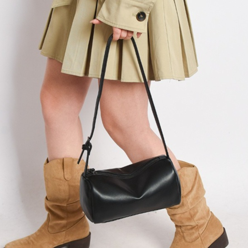 Women'S Fashion In The 90S - Sac à stylos en cuir croûte