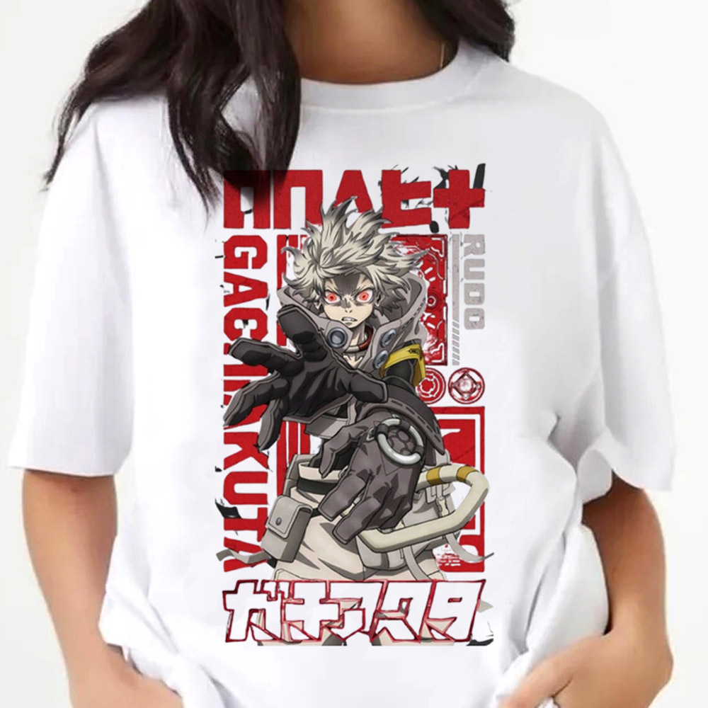 Women Fashion 80S - T-shirt Gachiakuta pour femme, mode coréenne,