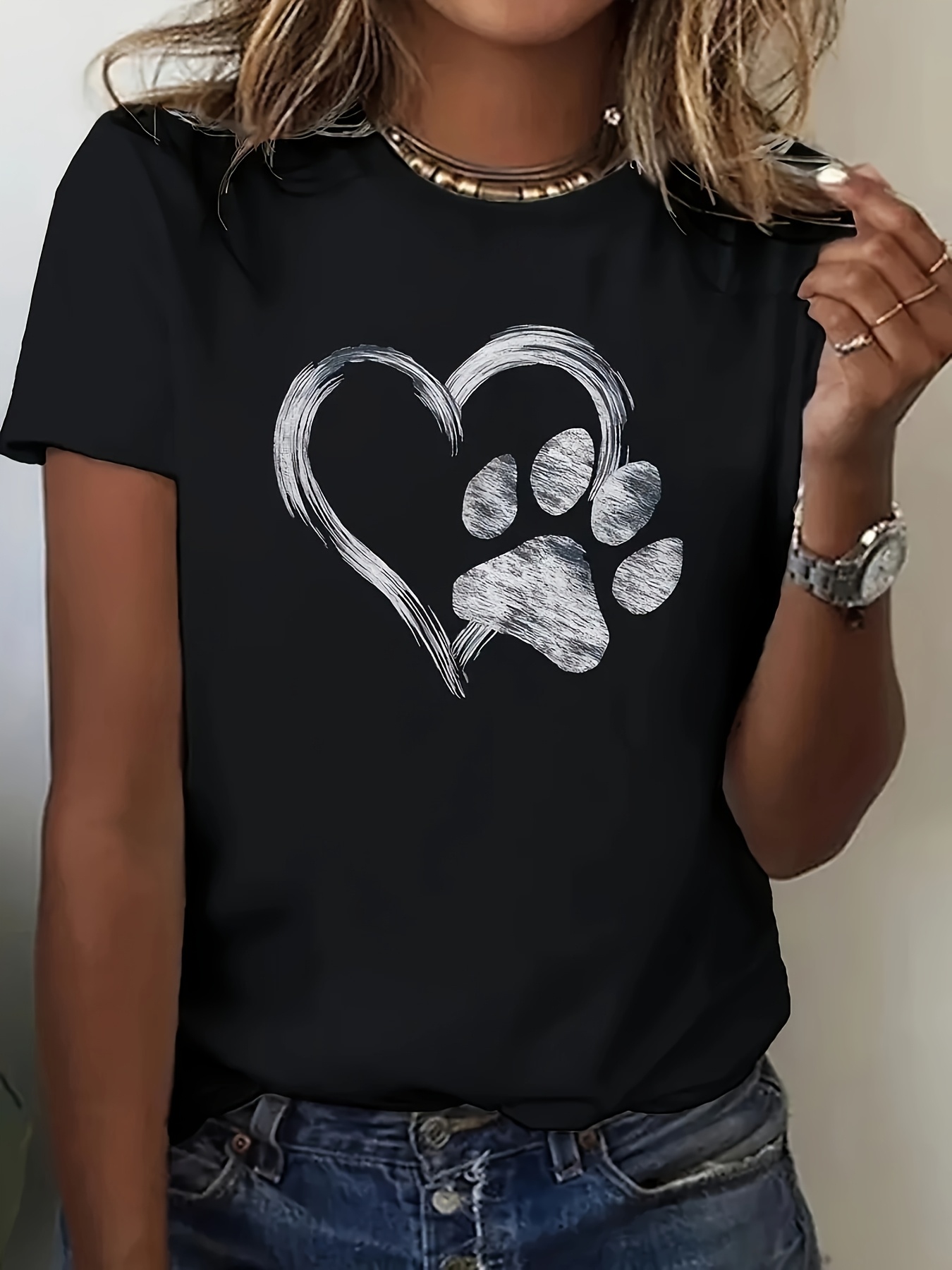 Women'S Fashion In The 90S - T-shirt à manches courtes et col