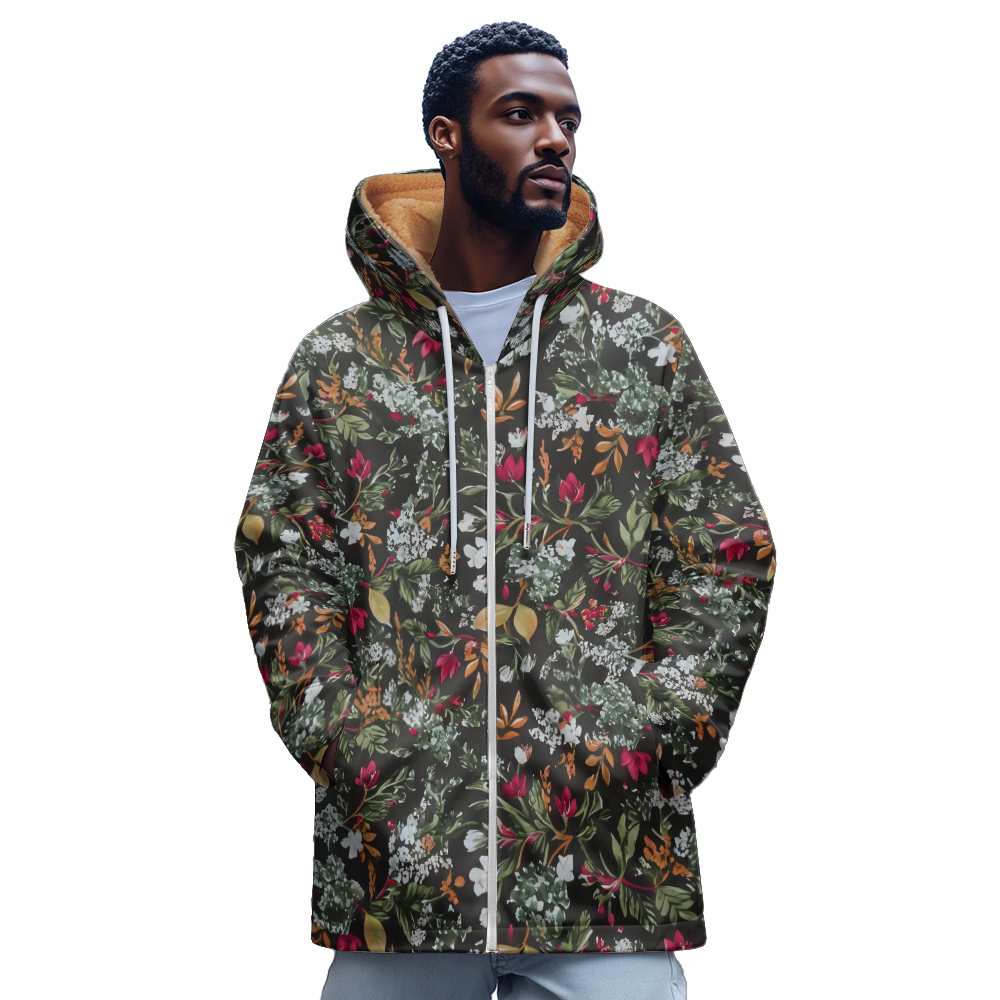 Women'S Fashion Zip Up Hoodies - Sweat à capuche zippé à motif