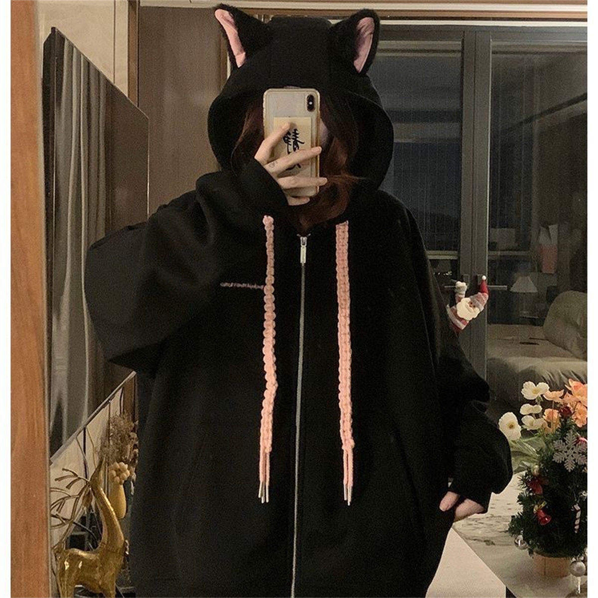 Women'S Fashion Trends Autumn 2025 - Manteau à capuche avec oreilles de