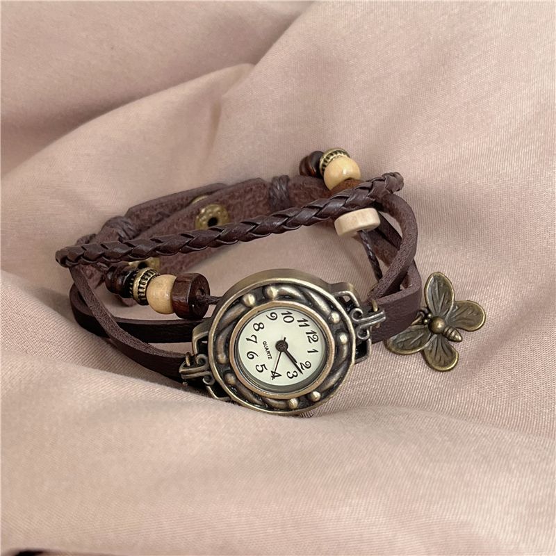 Women'S Fashion Digital Watch - Montre-bracelet chaîne rétro tendance Xiaoxiang pour