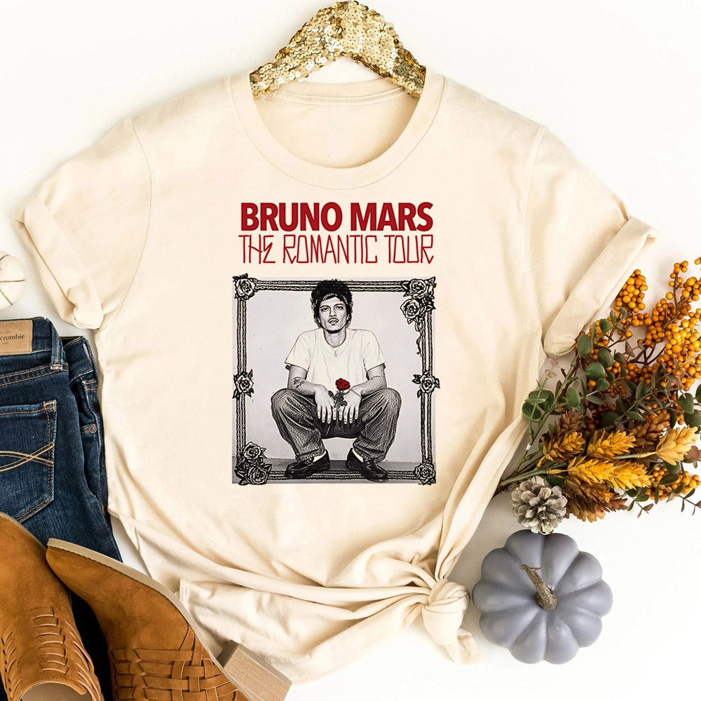 Bruno Mars – t-shirt gothique  - Women Fashion 80S avis et prix