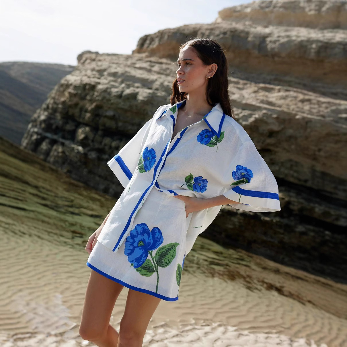 Ensemble deux pièces décontrac - Printed Wrap Skirt avis et prix