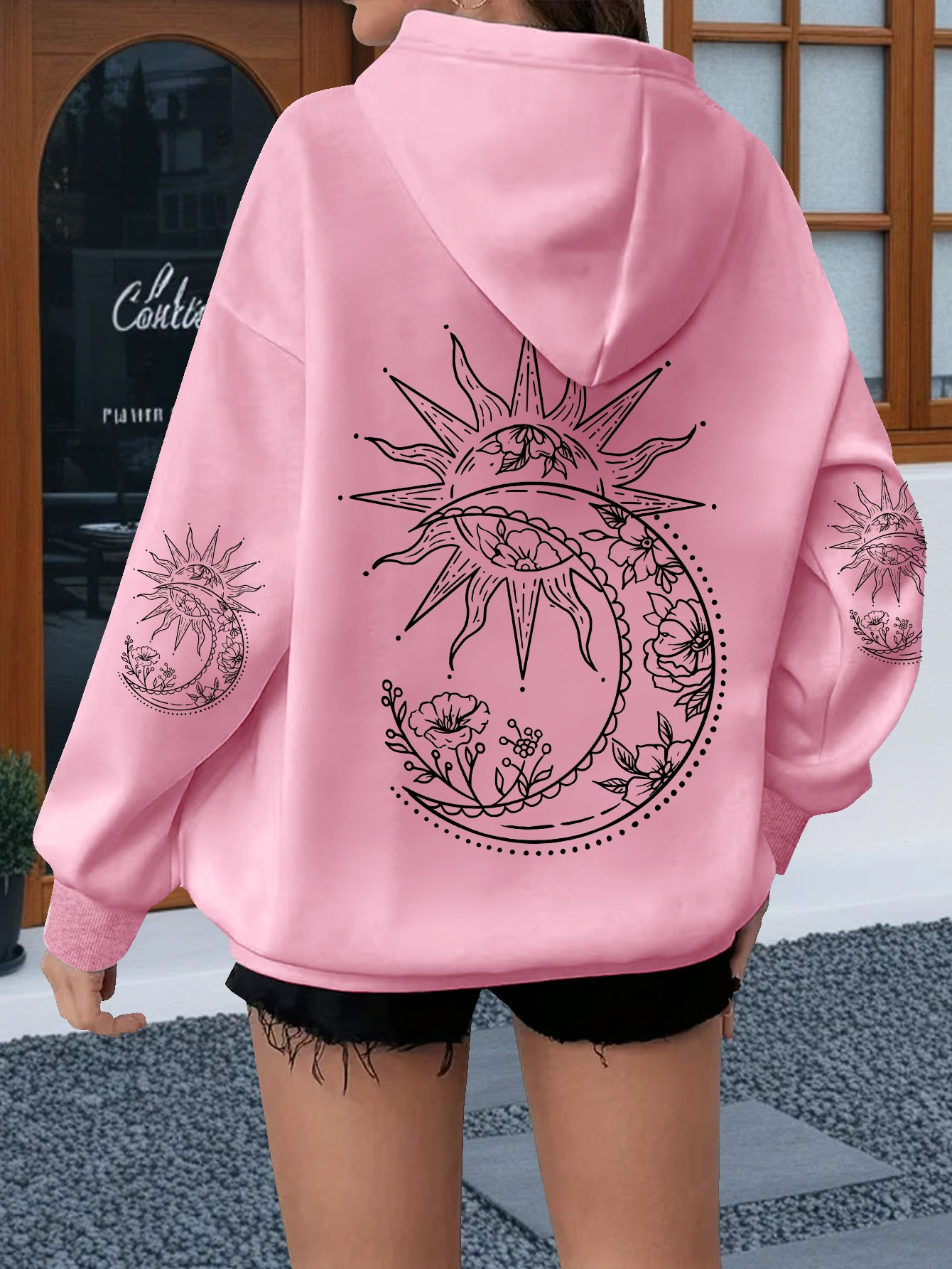 Sweat à capuche unisexe avec i - Hoodie Women Oversized avis et prix