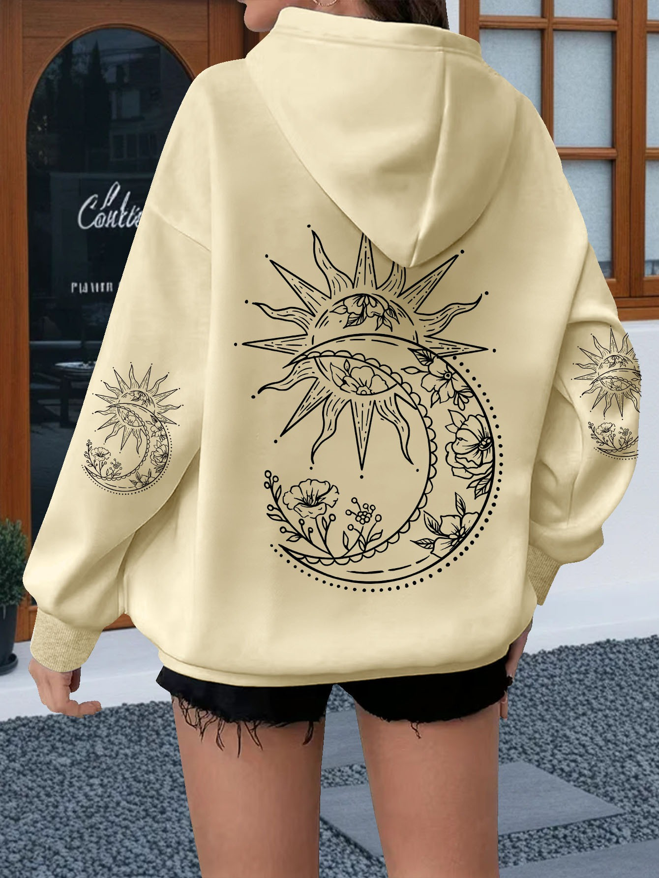 Sweat à capuche unisexe avec i - Hoodie Women Oversized avis et prix