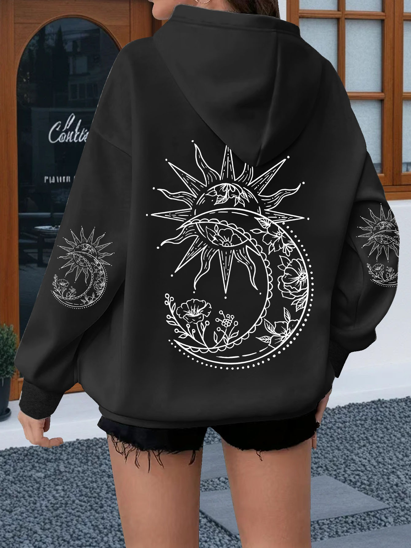 Sweat à capuche unisexe avec i - Hoodie Women Oversized avis et prix