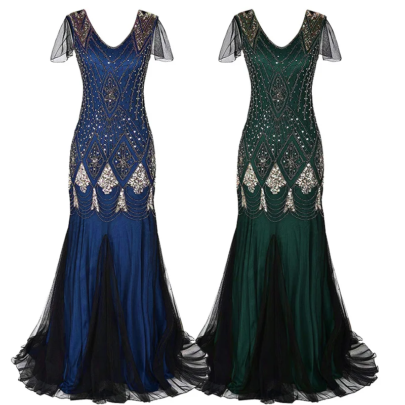 Robe de soirée longue à sequin - Women'S Fashion In The 1920S avis et prix