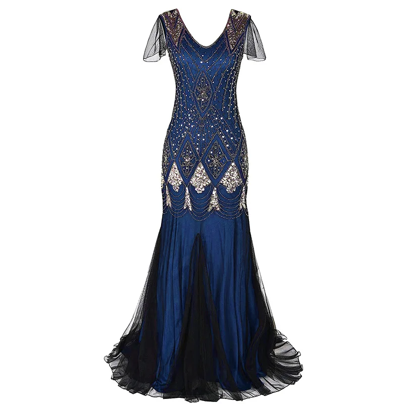Robe de soirée longue à sequin - Women'S Fashion In The 1920S avis et prix