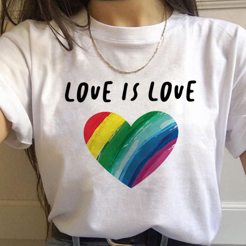 T-shirt Lgbt arc-en-ciel avec  - Women'S Fashion In The 90S avis et prix