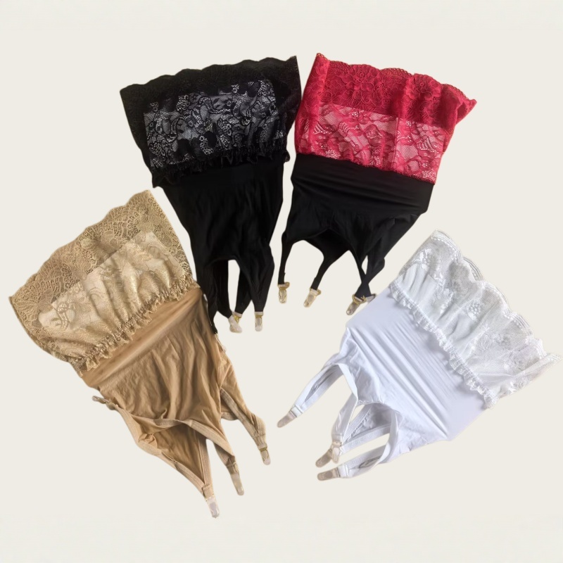 Mini-jupe transparente en dent - Printed Wrap Skirt avis et prix
