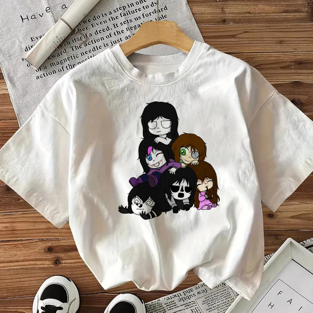 T-shirts Creepypasta pour fill - Women Fashion 80S avis et prix