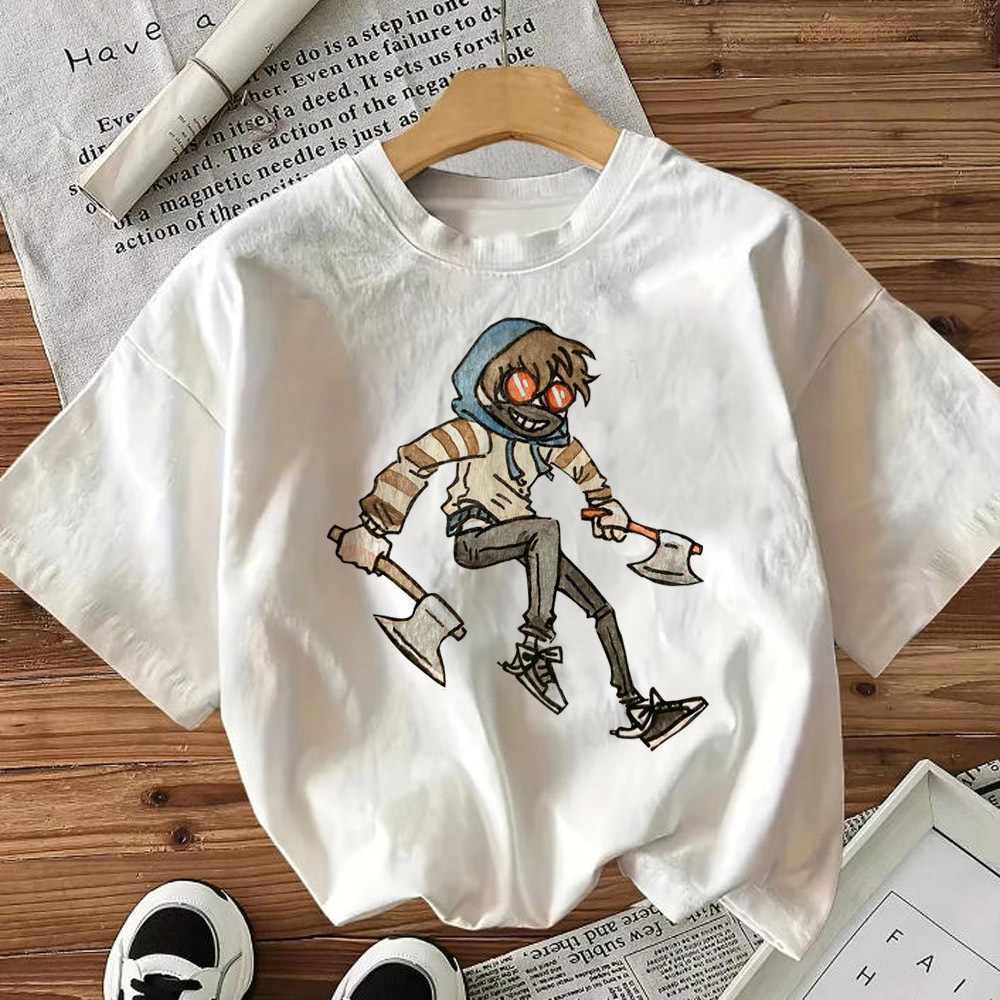 T-shirts Creepypasta pour fill - Women Fashion 80S avis et prix