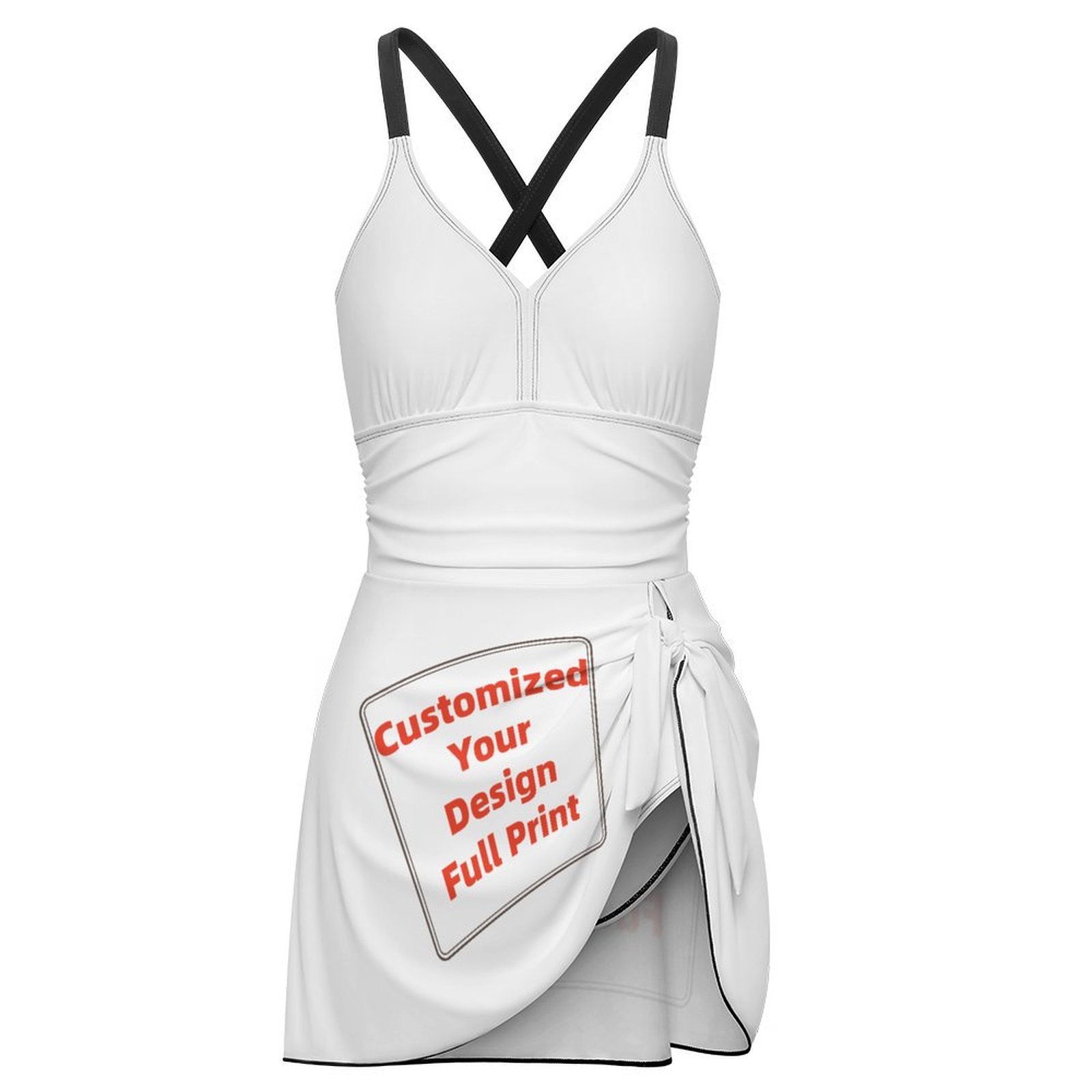 Maillot de bain une pièce long - Printed Wrap Skirt avis et prix