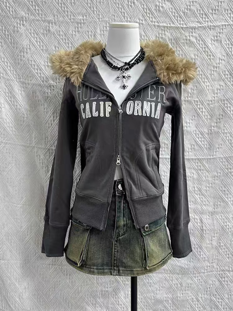 Automne et hiver classique Sty - Women'S Fashion Zip Up Hoodies avis et prix