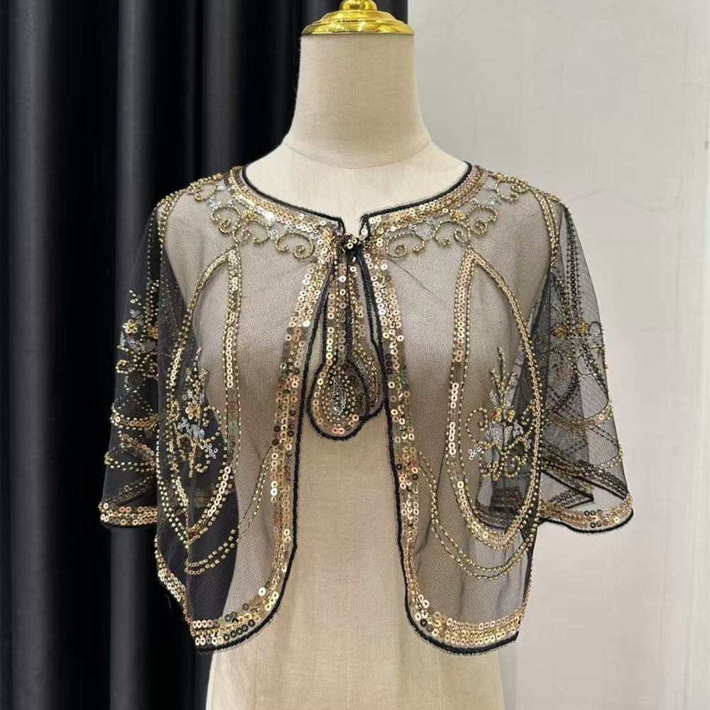 Élégant châle brodé de sequins - Women'S Fashion In The 1920S avis et prix